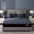 EGOHOME 10 Inch Full Memory Foam Mattress for Back Pain, Cooling Copper Gel Bed in a Box, Foam Made in USA, CertiPUR-US Certified, Therapeutic Medium Firm, Double 54x75x10 Black