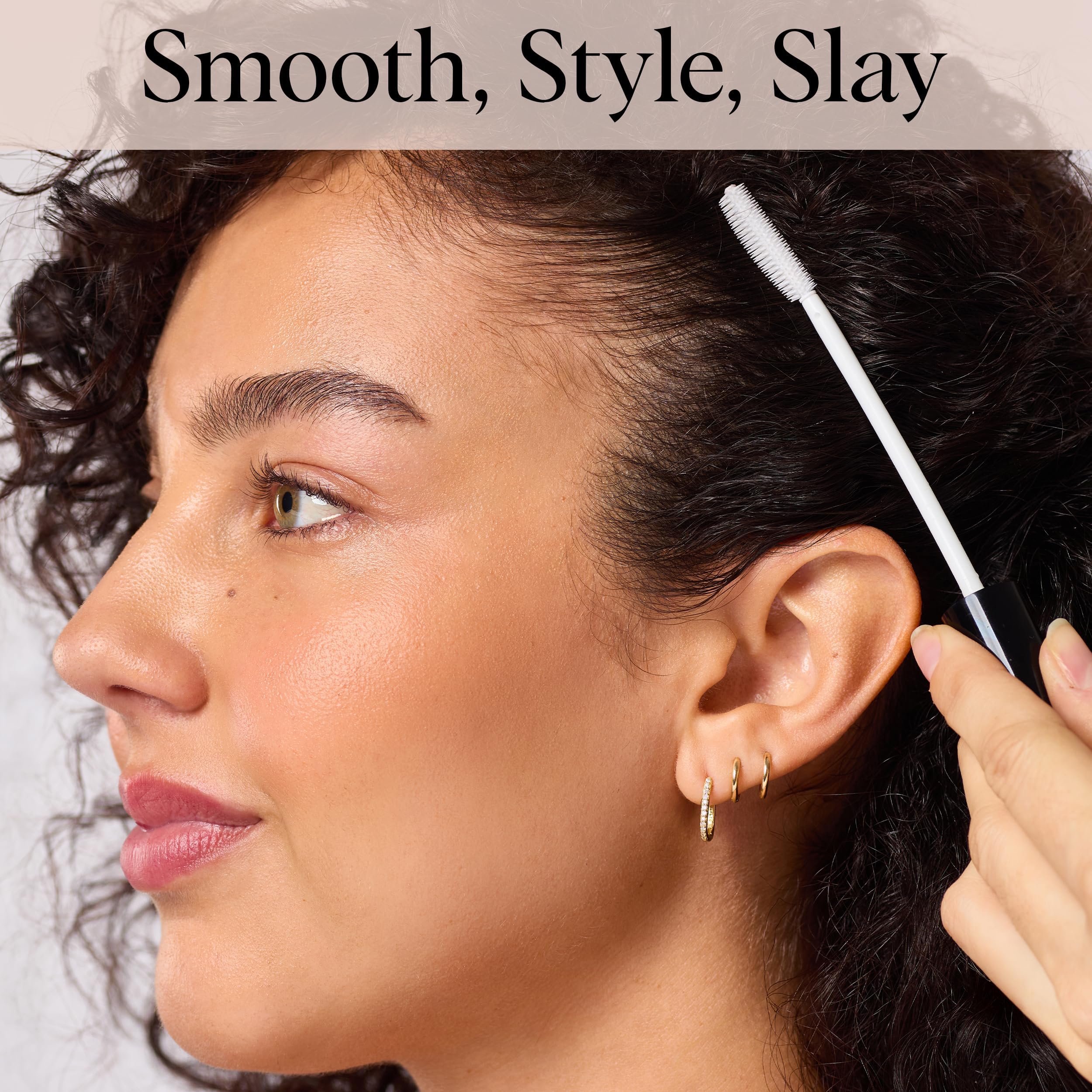 Kitsch Fly Away Stick for Hair - Taming Wand with Biotin, Aloe & Vitamin E - Clear Serum-Like Gel Hair Mascara for Baby Hairs - Lightweight & Multi-Use Hair Stick | Ideal Gifts for Women - 18mL
