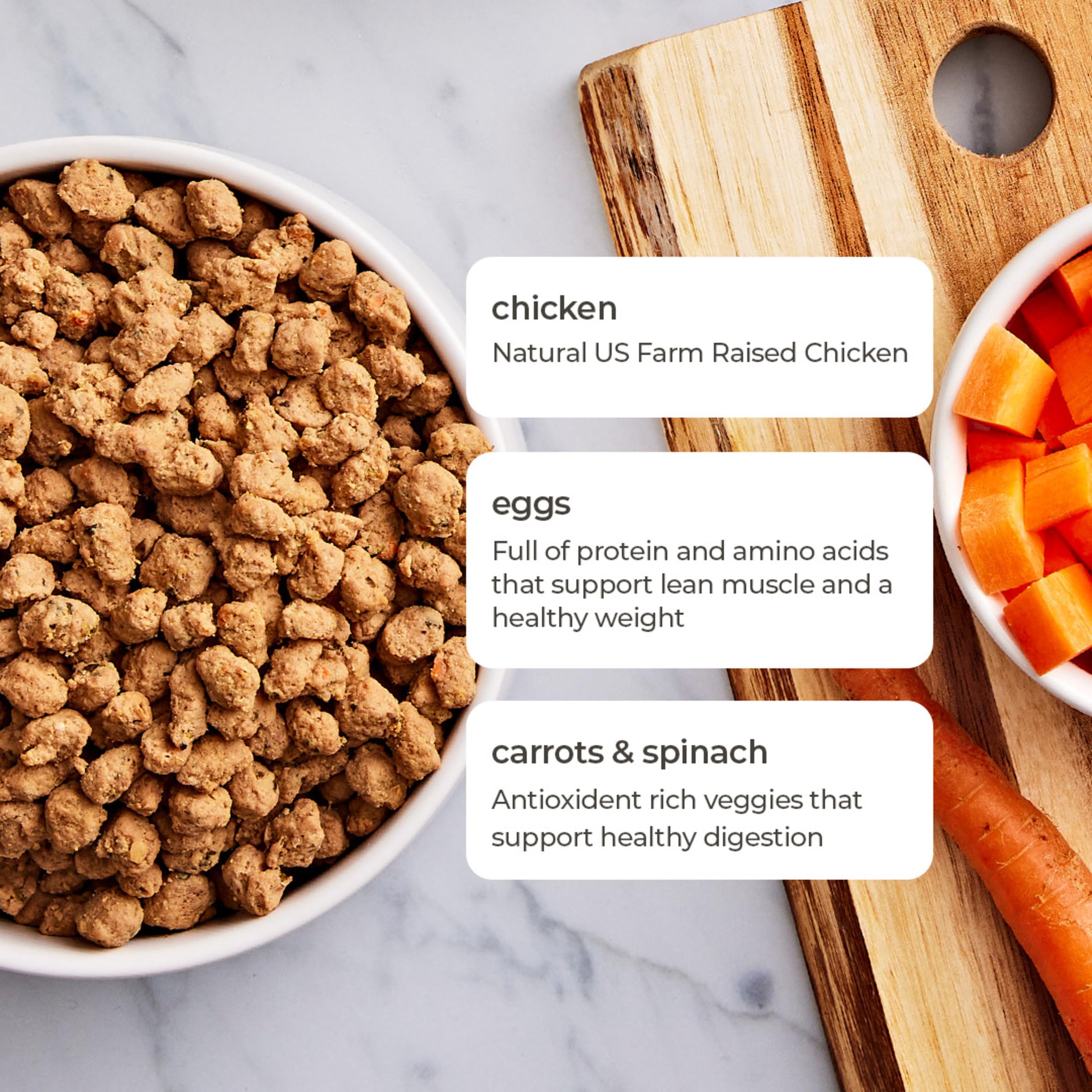 Fresh Pet Select Roasted Refrigerated Meals for Cats Chicken With Carrots and Spinach Recipe, 1 lb