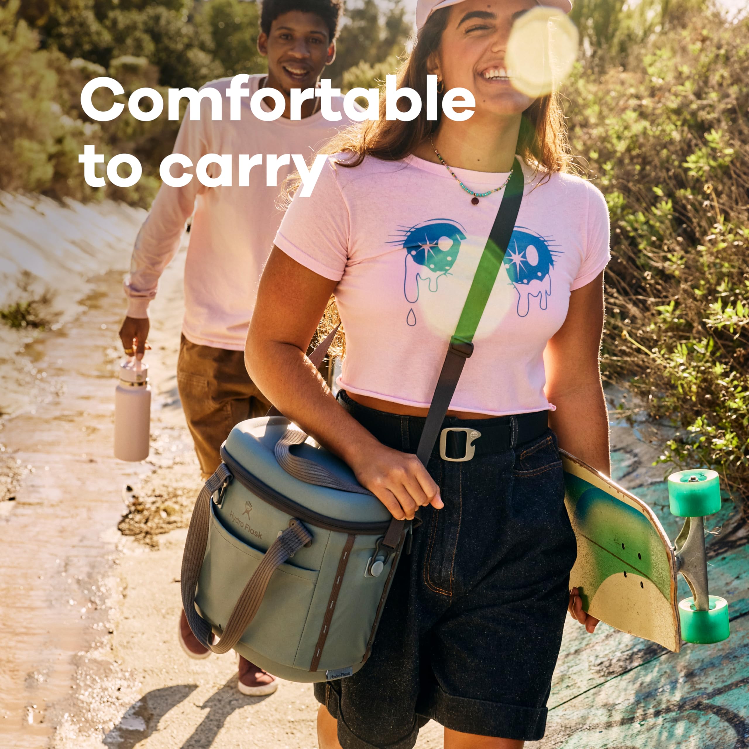 Hydro Flask Carryout Cooler - Insulated Portable Soft Cooler - 15 L Capacity in Shale Gray