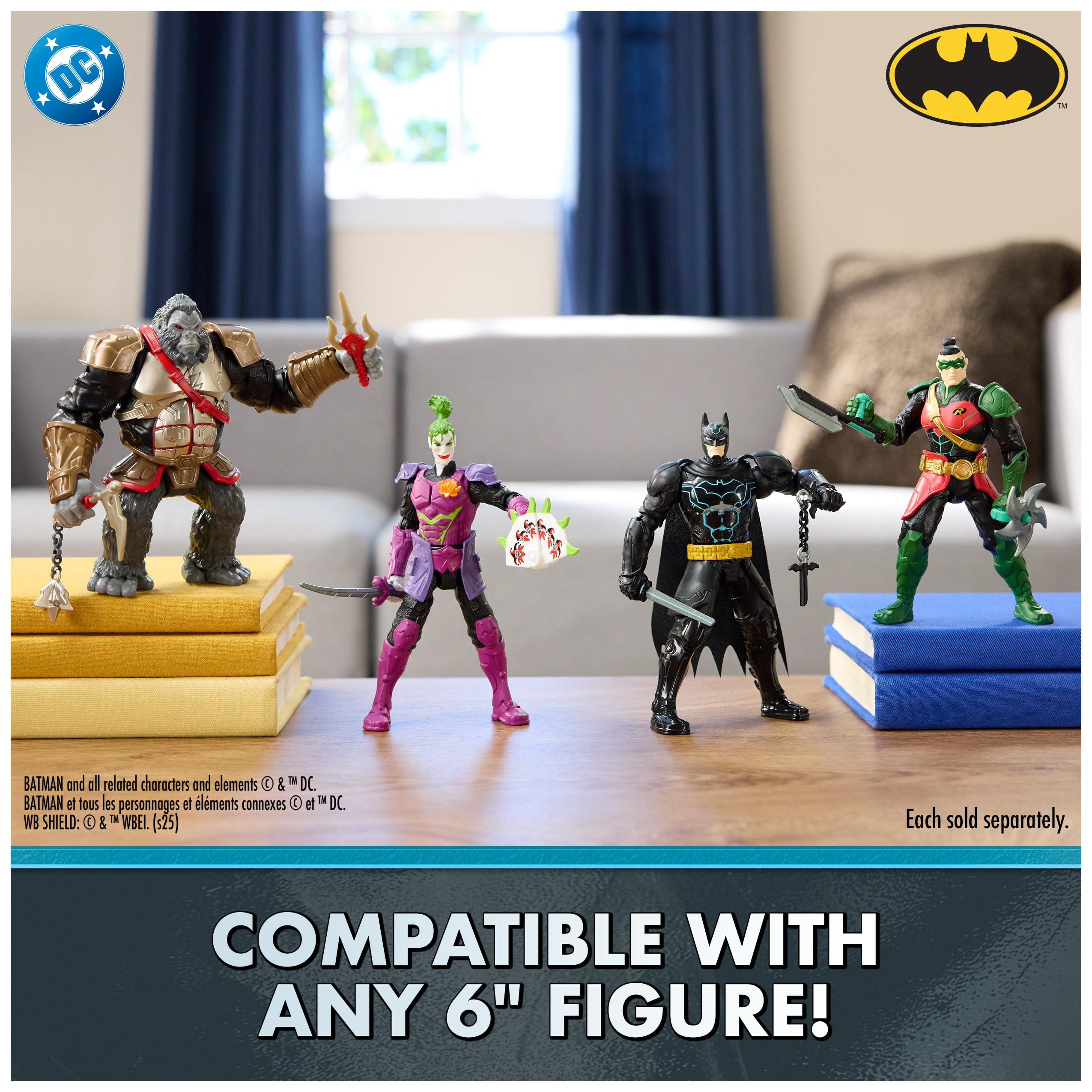 DC Comics, Batman Ninja Strike Katana Blade Batwing and 6" Action Figure, Super Hero Kids Toys for Boys and Girls Ages 3 & Up