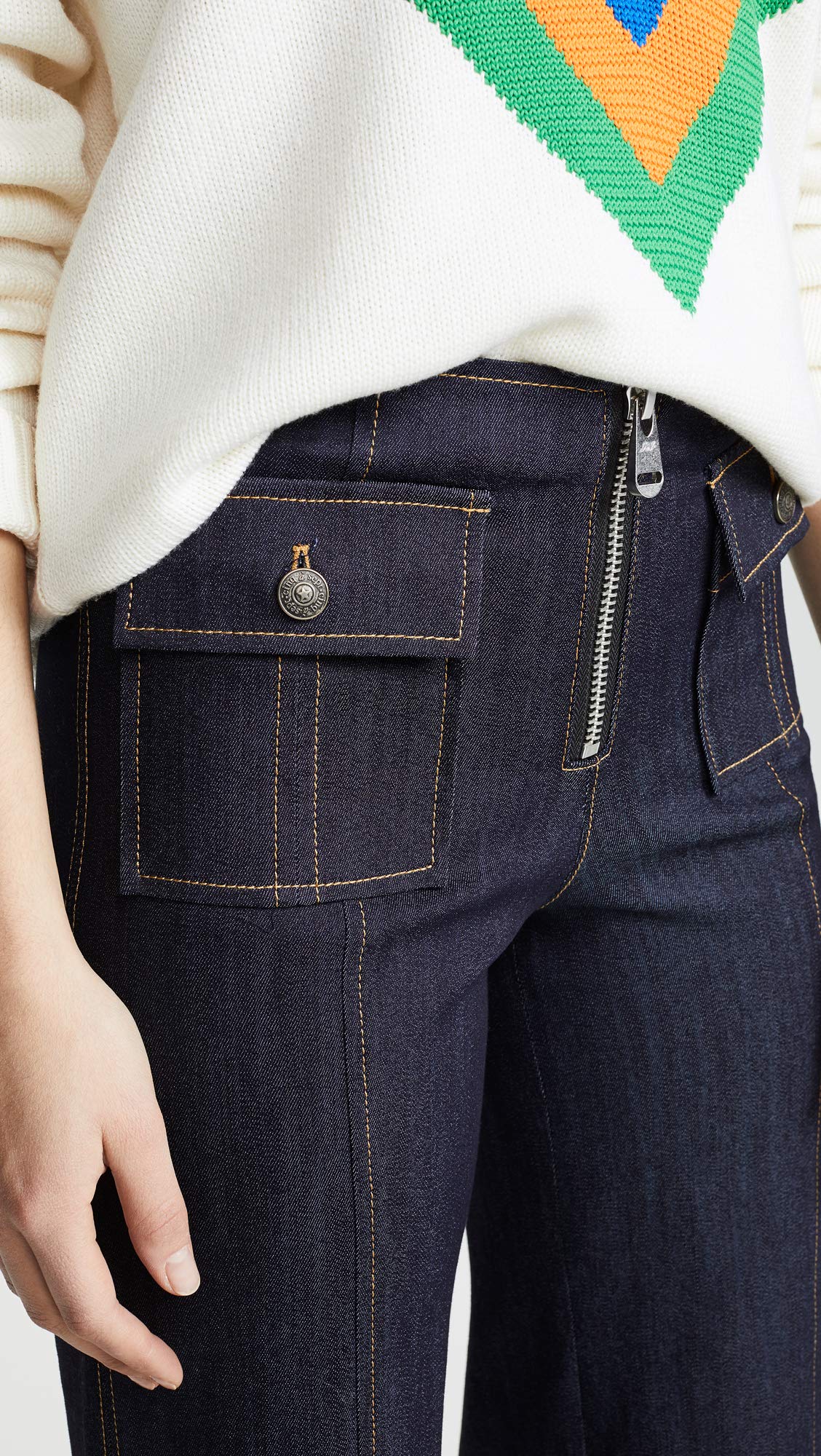 Cinq à Sept Women's Azure Pant, Indigo, 6