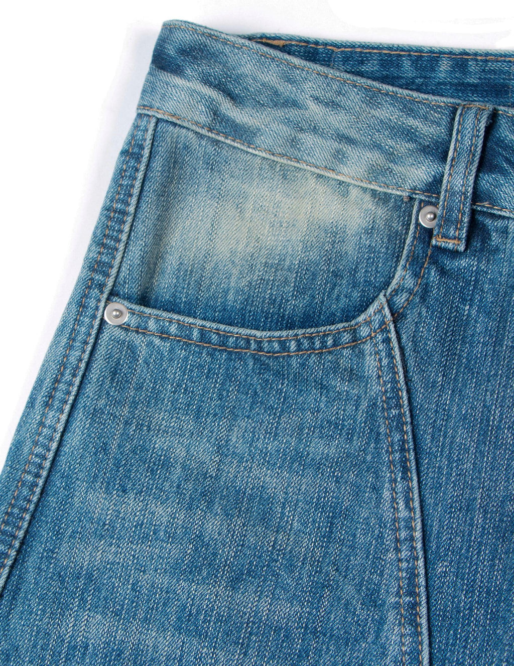 Aelfric Eden Baggy Barrel Jeans Wide Leg Denim Retro Washed Straight Leg Jeans Unisex Casual Y2k Streetwear Pants Trouser Blue 26