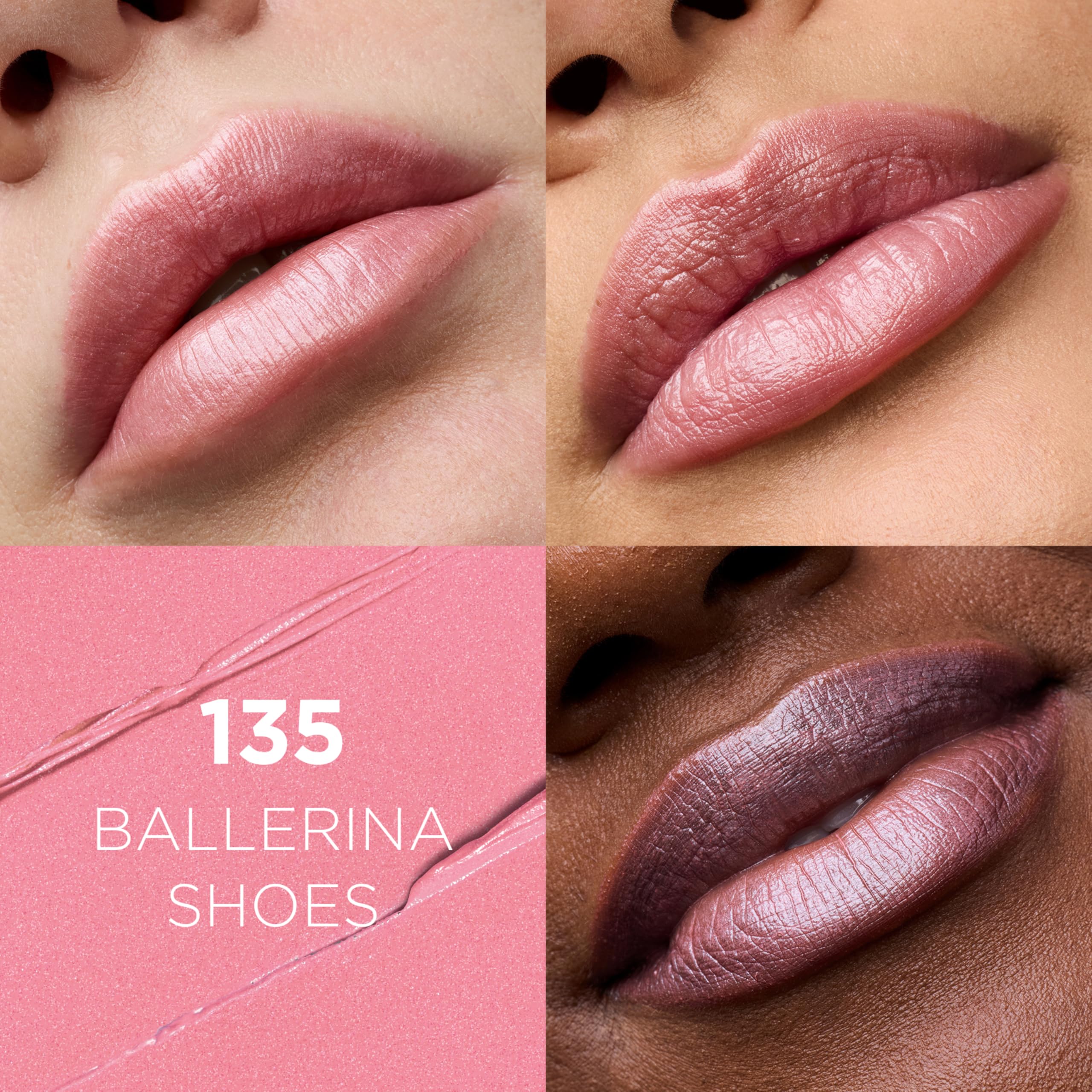 L'Oreal Paris Colour Riche Original Creamy, Hydrating Satin Lipstick with Argan Oil and Vitamin E, Ballerina Shoes , 1 Count
