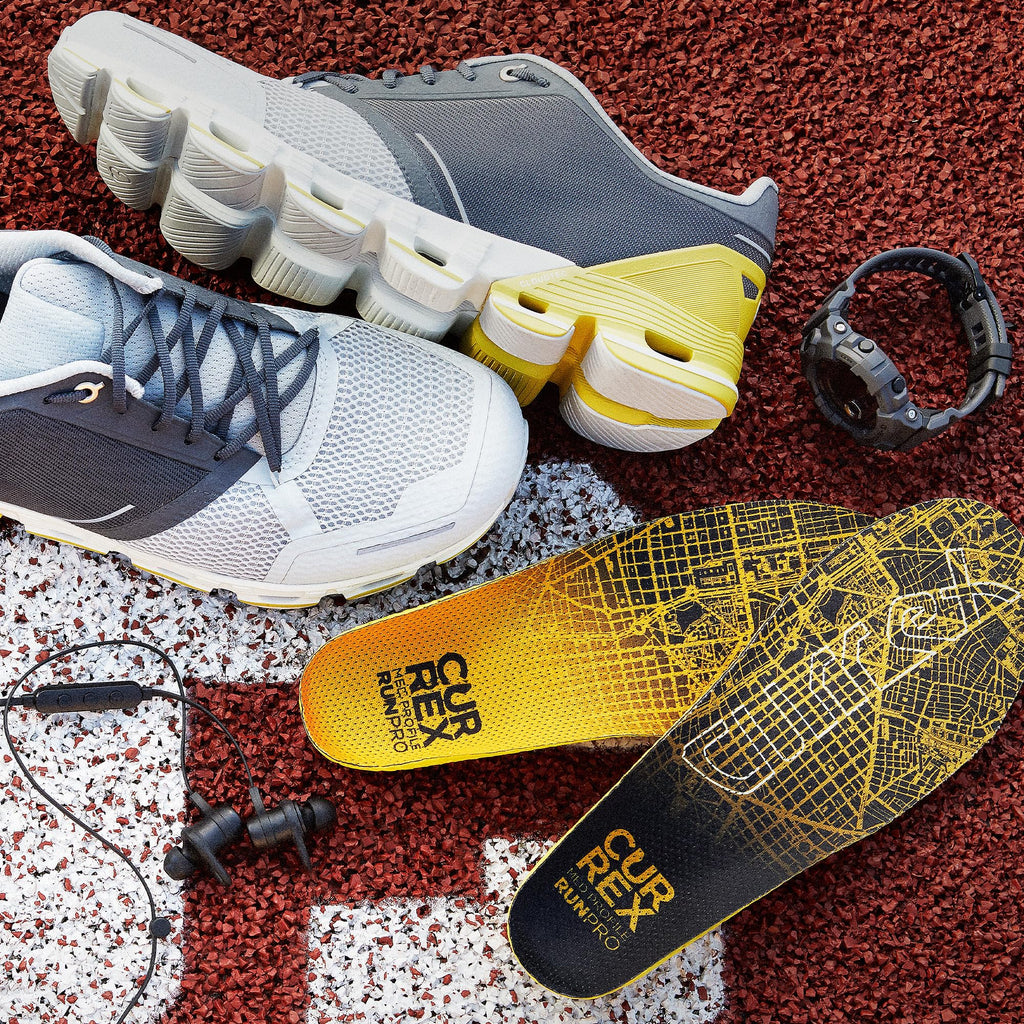 Currex Runpro Insoles for Running Shoes – Arch Support Inserts to Help Prevent Injuries & Boost Performance – Men & Women – High Arch, Small