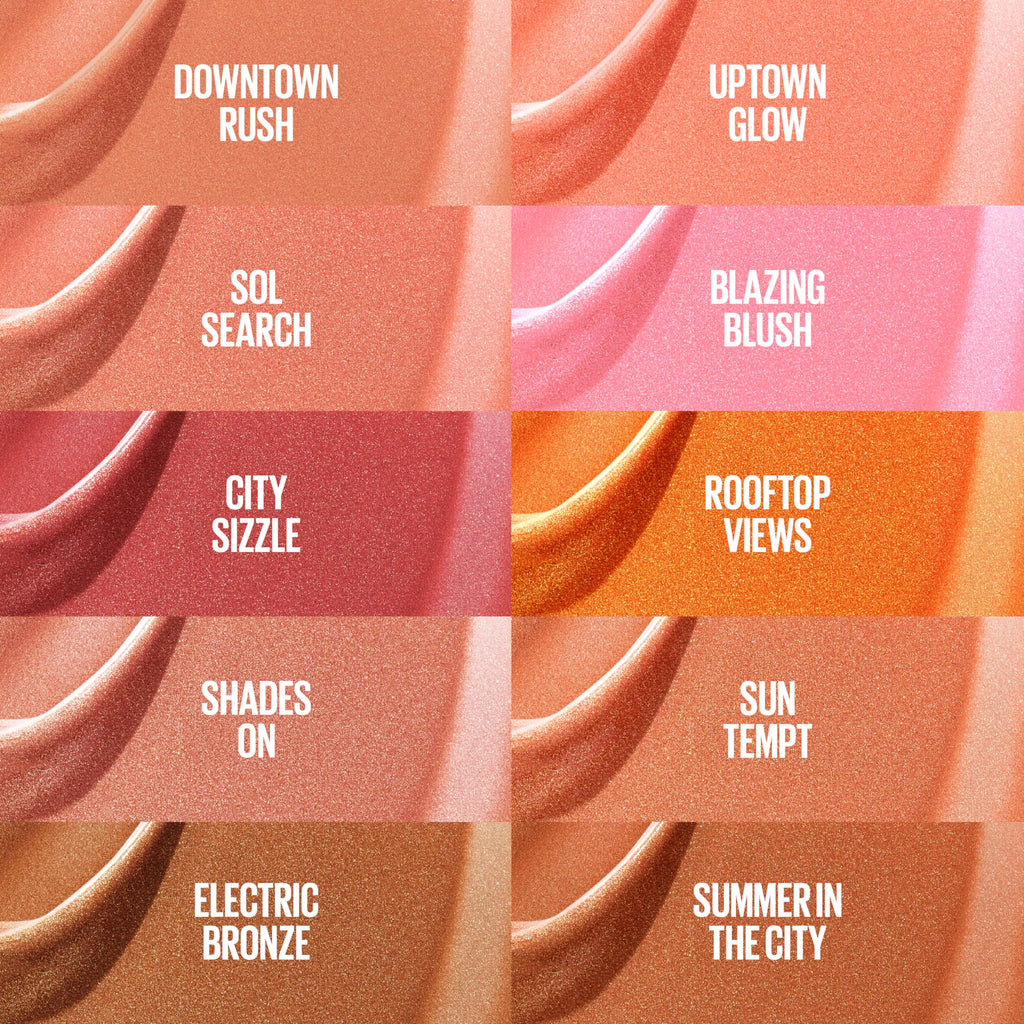 Maybelline Sunkisser Multi-Use Liquid Blush and Bronzer, Blendable, Longwear, Glowy Make Up, Sol Search, 1 Count