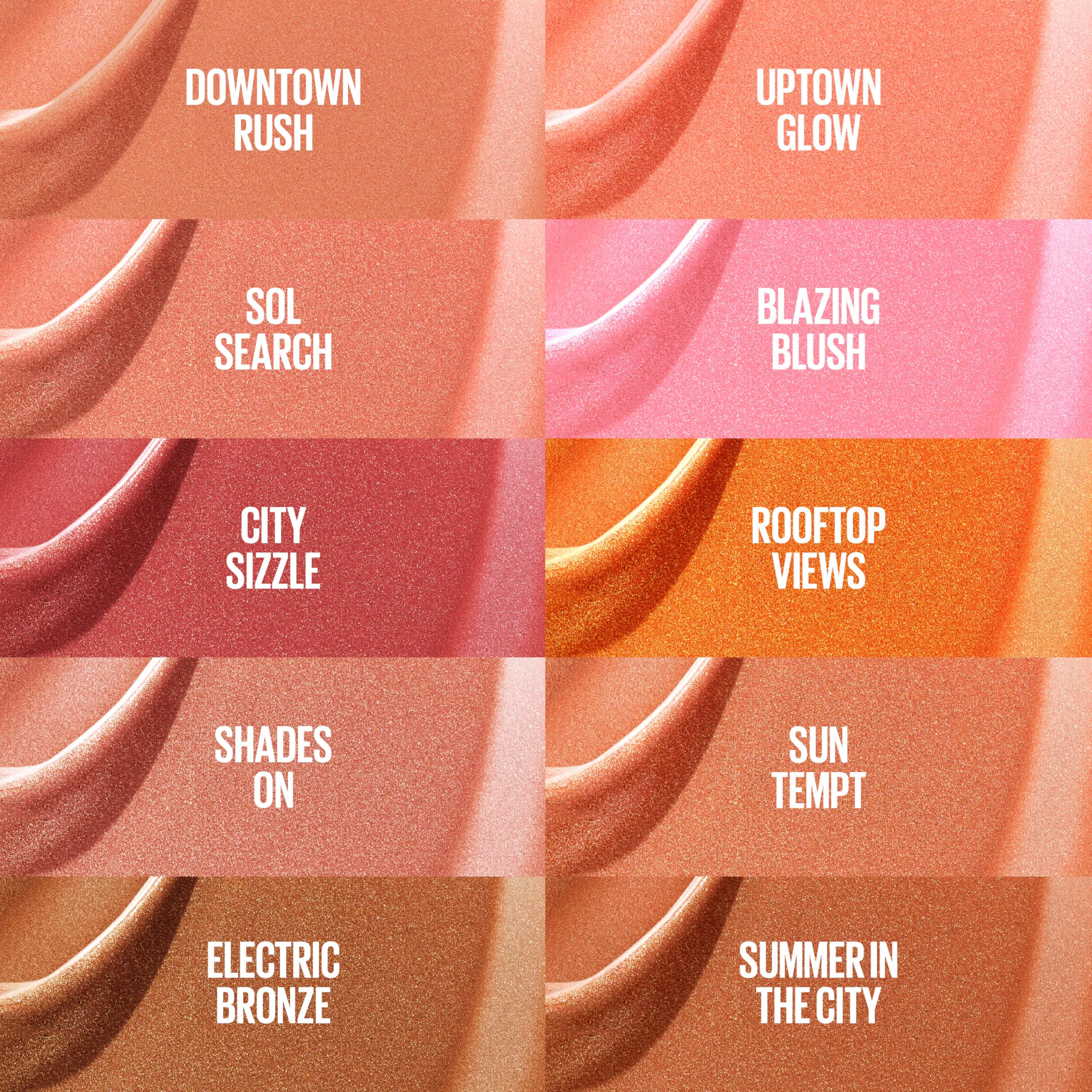 Maybelline Sunkisser Multi-Use Liquid Blush and Bronzer, Blendable, Longwear, Glowy Make Up, Sol Search, 1 Count