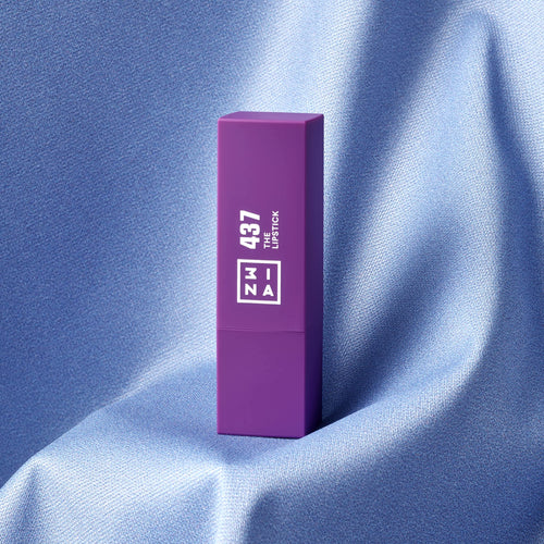 3INA The Lipstick - Moisturizing Lipstick for Women - Semi-Matte Satin Finish with 5-Hour Long Wear - Highly Pigmented and Comfortable - 437-0.16 oz